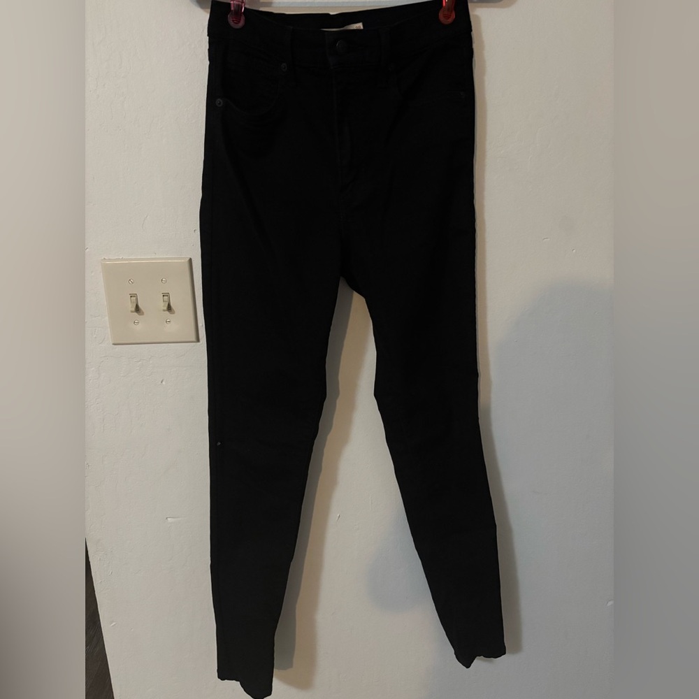 Levi's Mile High Super Skinny Jeans in Black